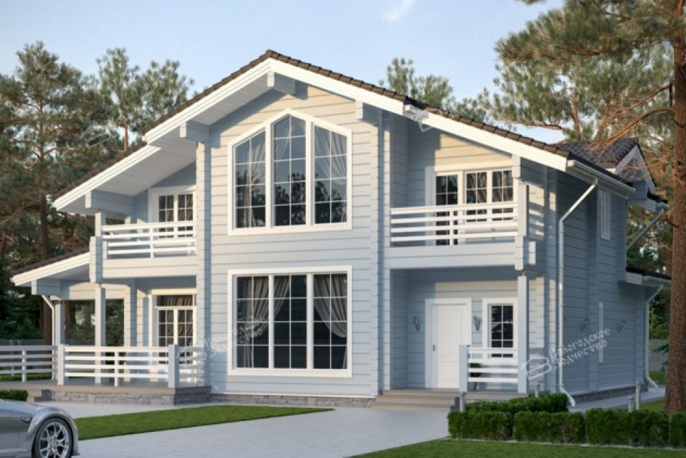 Дом из клееного бруса VZ-358